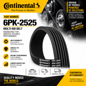 CONTINENTAL 6PK-2525 FAN BELT RIB