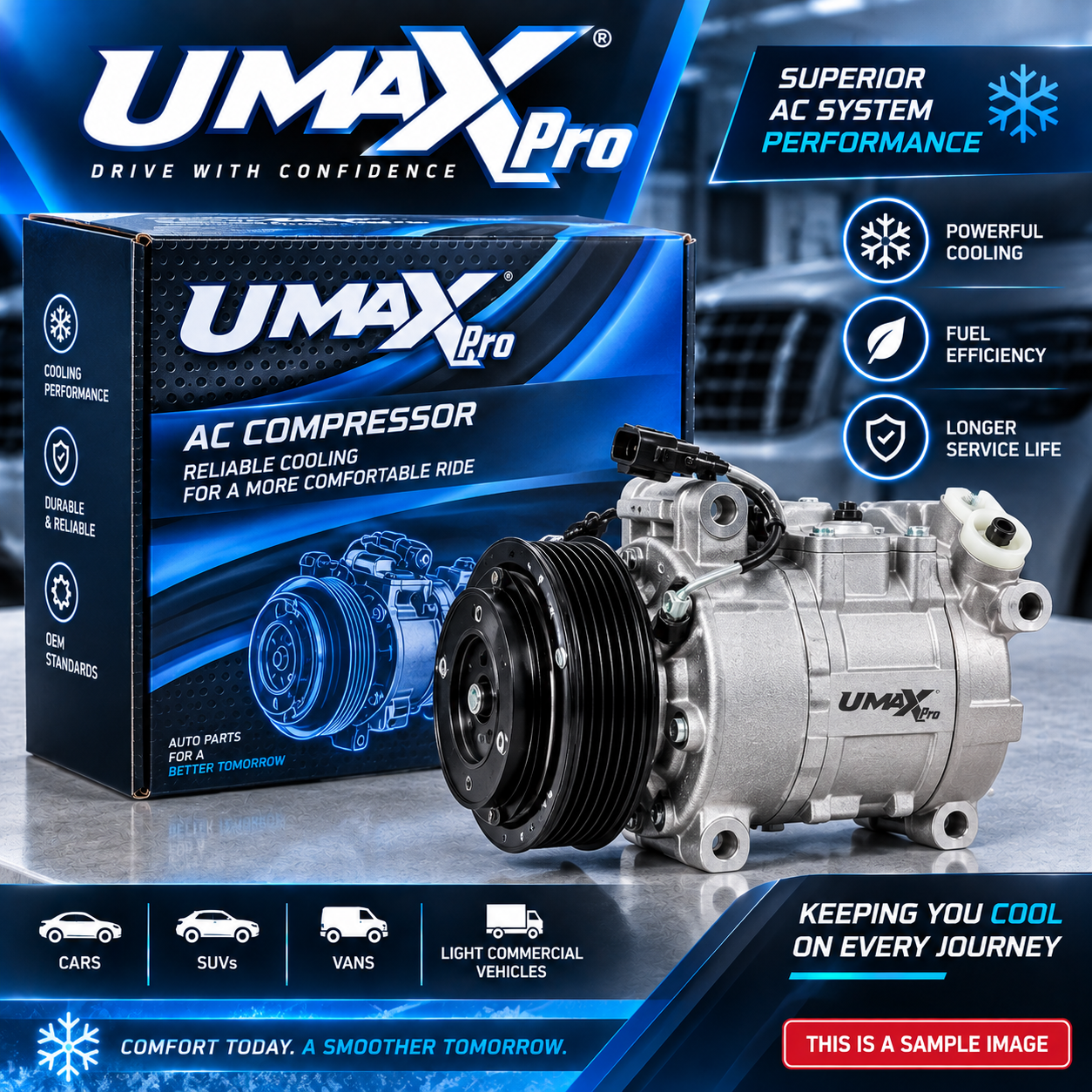 UMAX PRO PX167171 AC COMPRESSOR ASSY