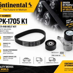 CONTINENTAL 7PK-1705 K1 FAN BELT KIT