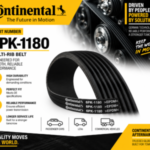 CONTINENTAL 6PK-1180 FAN BELT RIB