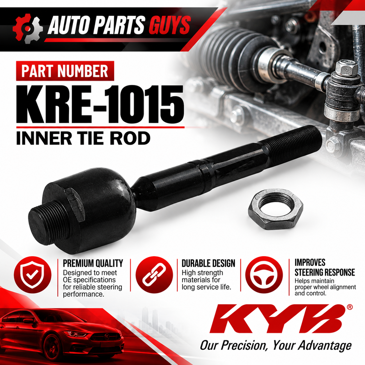KYB KRE-1015 - RACK END