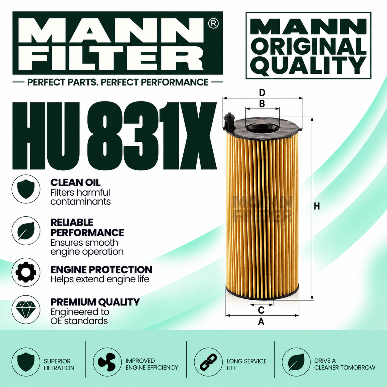 MANN HU 831X