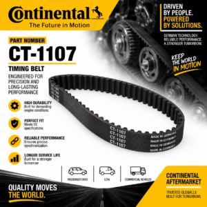 CONTINENTAL CT-1107 TIMING BELT