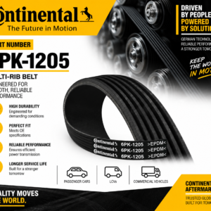 CONTINENTAL 6PK-1205 FAN BELT RIB