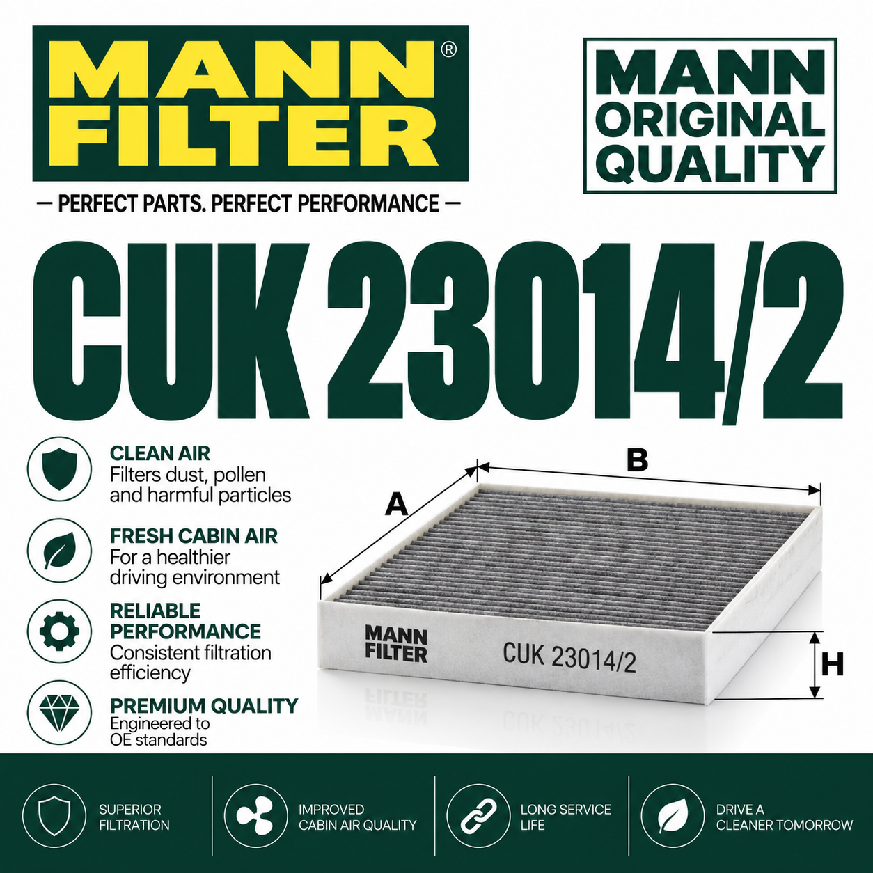 MANN CUK 23014 2